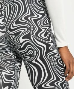 Even&Odd Trousers - Black/white -Even&Odd Sales Store 20938e21940145a48428a7ad83493338