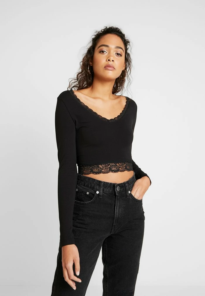 Even&Odd Long Sleeved Top - Black 3 Even&Odd Long Sleeved Top - Black