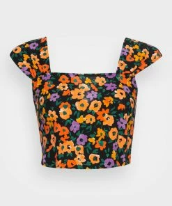 Even&Odd Blouse - Black/red -Even&Odd Sales Store 214e0fd67e5b41bf974d10d1034e2c3a