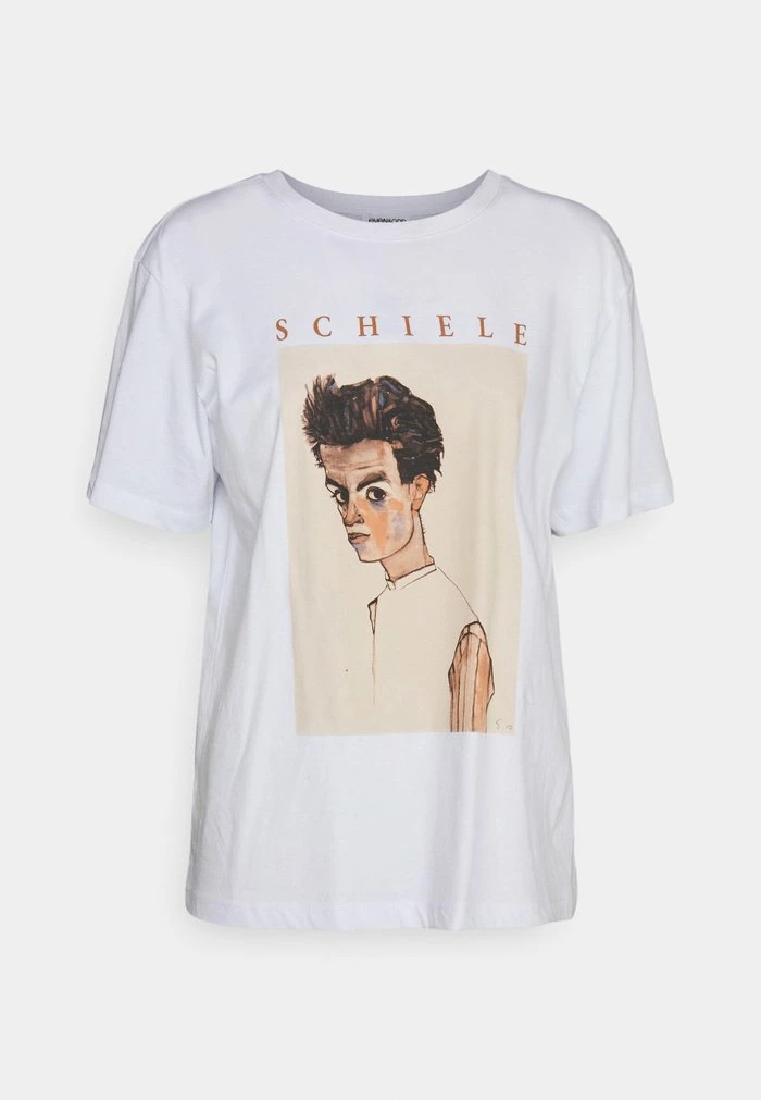 Even&Odd Print T-shirt - White 7 Even&Odd Print T-shirt - White - Image 5