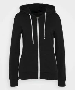 Even&Odd Zip-up Sweatshirt - Black -Even&Odd Sales Store 23292ea797bf4fcbb28fdd3e8bd63fe8