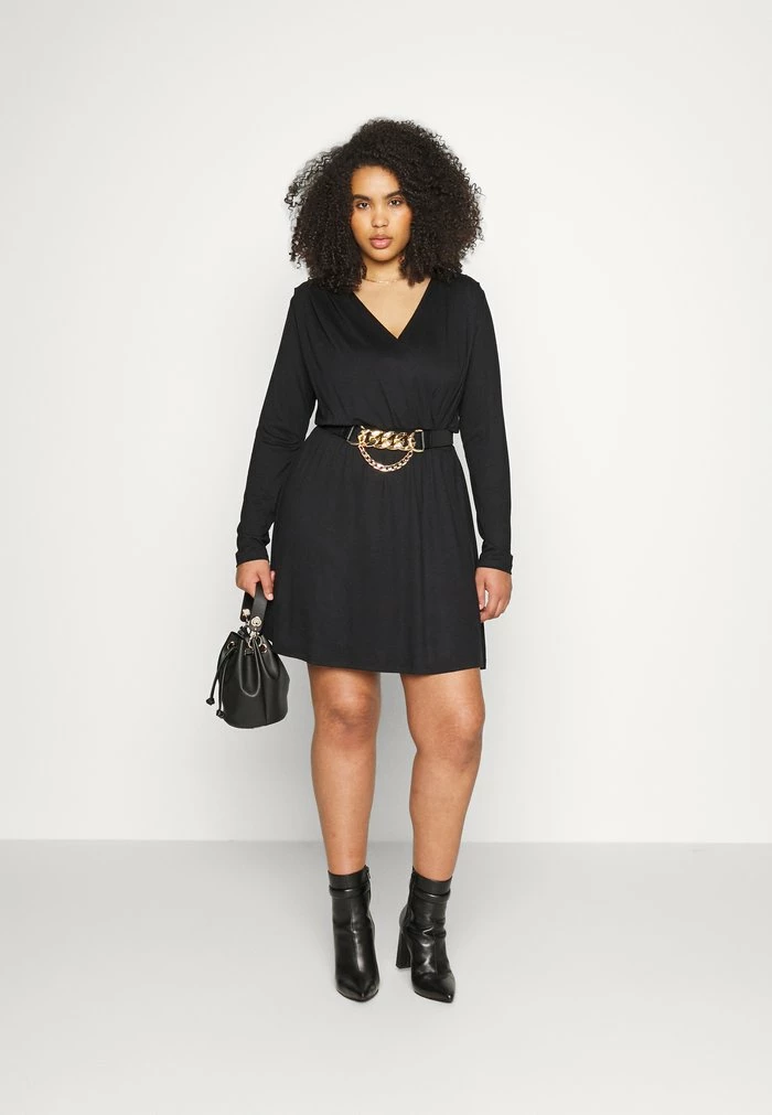Even&Odd Jersey Dress - Black 4 Even&Odd Jersey Dress - Black - Image 2