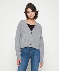 Even&Odd Cardigan - Mottled Grey
