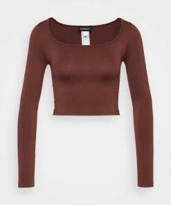 Even&Odd Long Sleeved Top - Brown -Even&Odd Sales Store 265eefe5ce3645948db2fd2243671eea