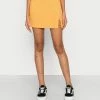 Even&Odd Mini Skirt - Orange 1 Even&Odd Mini Skirt - Orange -Even&Odd Sales Store 268fa20fd011427c9284ab9544596289