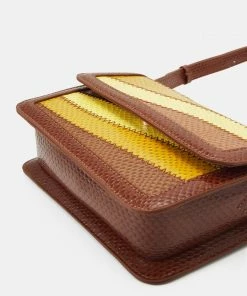 Even&Odd Across Body Bag - Dark Red/yellow/cognac -Even&Odd Sales Store 275e440ab1e140779c952865e3b74321