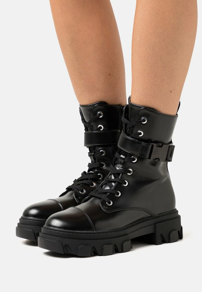 Even&Odd Platform Ankle Boots - Black 3 Even&Odd Platform Ankle Boots - Black