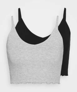 Even&Odd 2 PACK - Top - Black/light Grey 12 Even&Odd 2 PACK - Top - Black/light Grey -Even&Odd Sales Store 278fc272a17f4309968cf145d3a73ff6