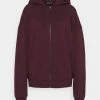 Even&Odd Zip-up Sweatshirt - Bordeaux