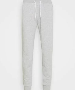 Even&Odd Regular Fit Jogger With Contrast - Tracksuit Bottoms - Mottled Light Grey -Even&Odd Sales Store 27e69b8742924372904a19a55612102c