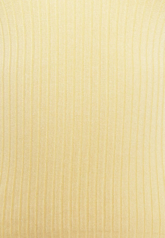 Even&Odd POLO NECKLINE JUMPER - Jumper - Light Yellow 5 Even&Odd POLO NECKLINE JUMPER - Jumper - Light Yellow - Image 3