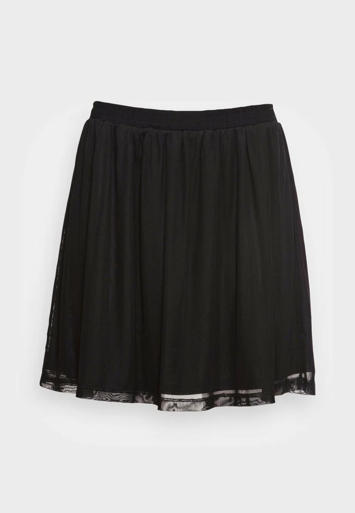 Even&Odd BASIC FLARED SKIRT - Mini Skirt - Black 6 Even&Odd BASIC FLARED SKIRT - Mini Skirt - Black - Image 4