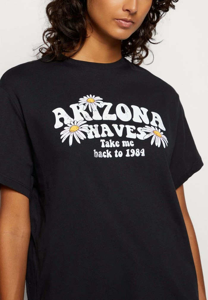 Even&Odd TONJA ARIZONA WAVES - Print T-shirt - Black 8 Even&Odd TONJA ARIZONA WAVES - Print T-shirt - Black - Image 6