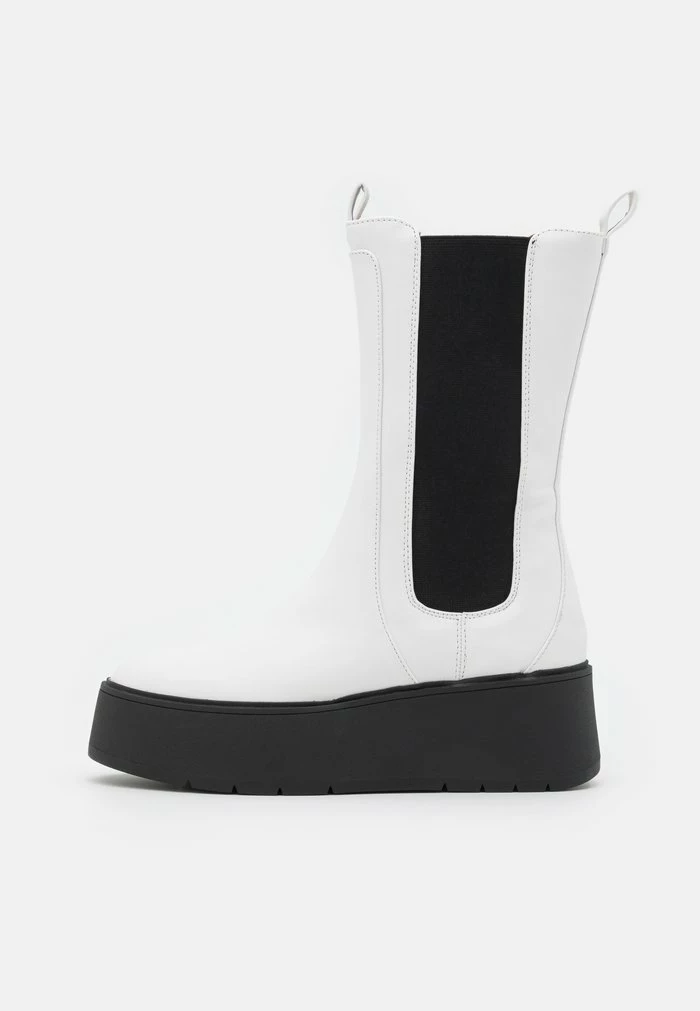 Even&Odd Platform Boots - White 4 Even&Odd Platform Boots - White - Image 2