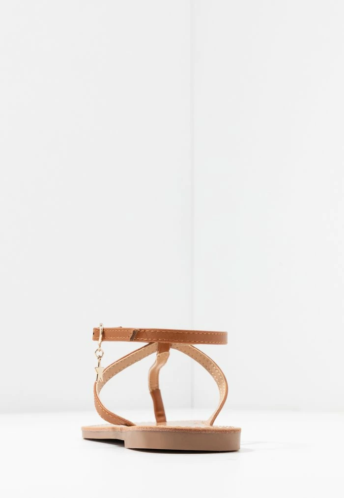 Even&Odd T-bar Sandals - Cognac 8 Even&Odd T-bar Sandals - Cognac - Image 6