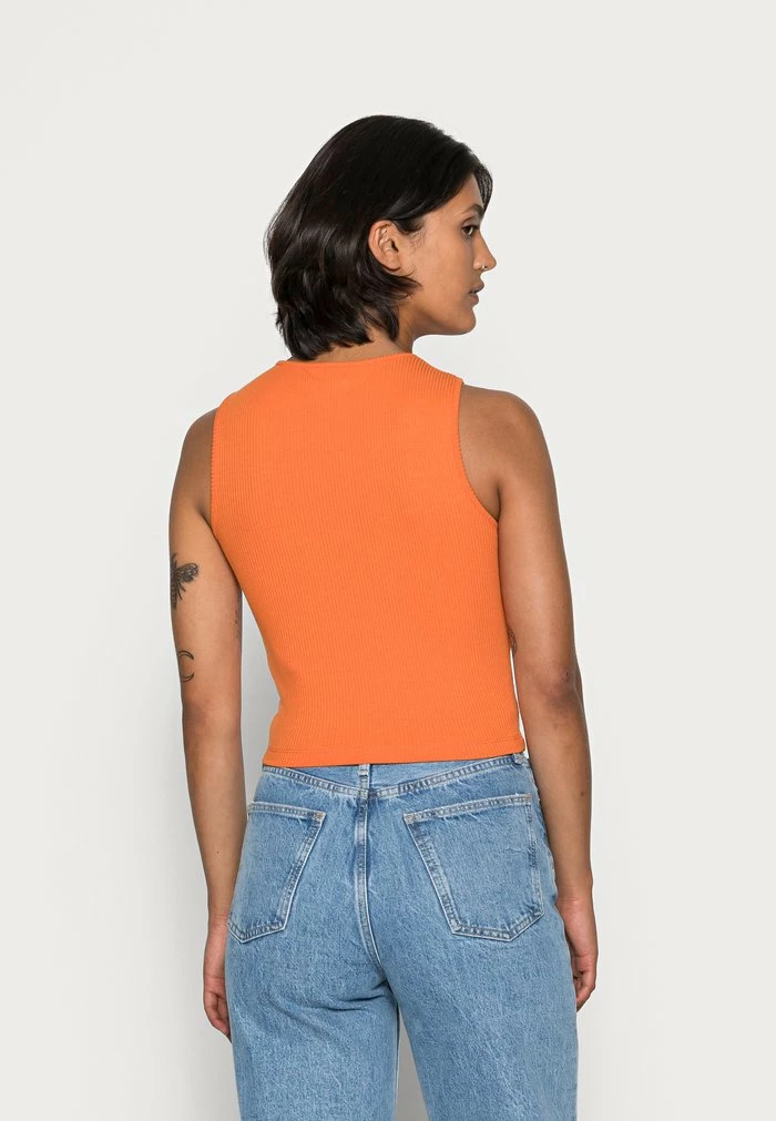 Even&Odd Top - Orange 5 Even&Odd Top - Orange - Image 3