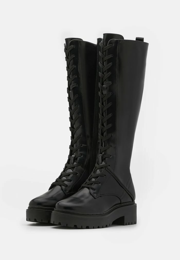 Even&Odd Lace-up Boots - Black 5 Even&Odd Lace-up Boots - Black - Image 3