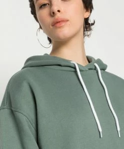 Even&Odd OVERSIZED HOODIE CONTRAST CORD - Hoodie - Dark Green -Even&Odd Sales Store 2cd4baec69b7456c9c0c353fa5c08cab