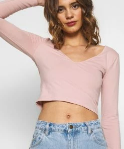 Even&Odd 2 PACK - Long Sleeved Top - Pale Mauve/white -Even&Odd Sales Store 2d7f4b86acec46e08f5605c05b8dcf33