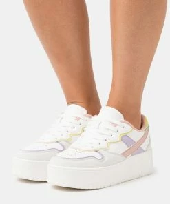 Even&Odd Trainers - White /lilac/orange