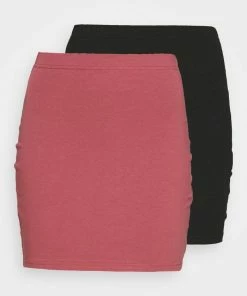 Even&Odd 2 PACK - Mini Skirt - Black/pink -Even&Odd Sales Store 2e23e908ba744e7fa9f6c197c67f705a