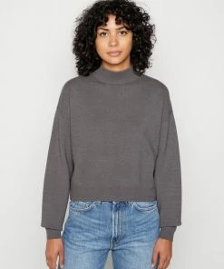 Even&Odd Jumper - Mottled Dark Grey