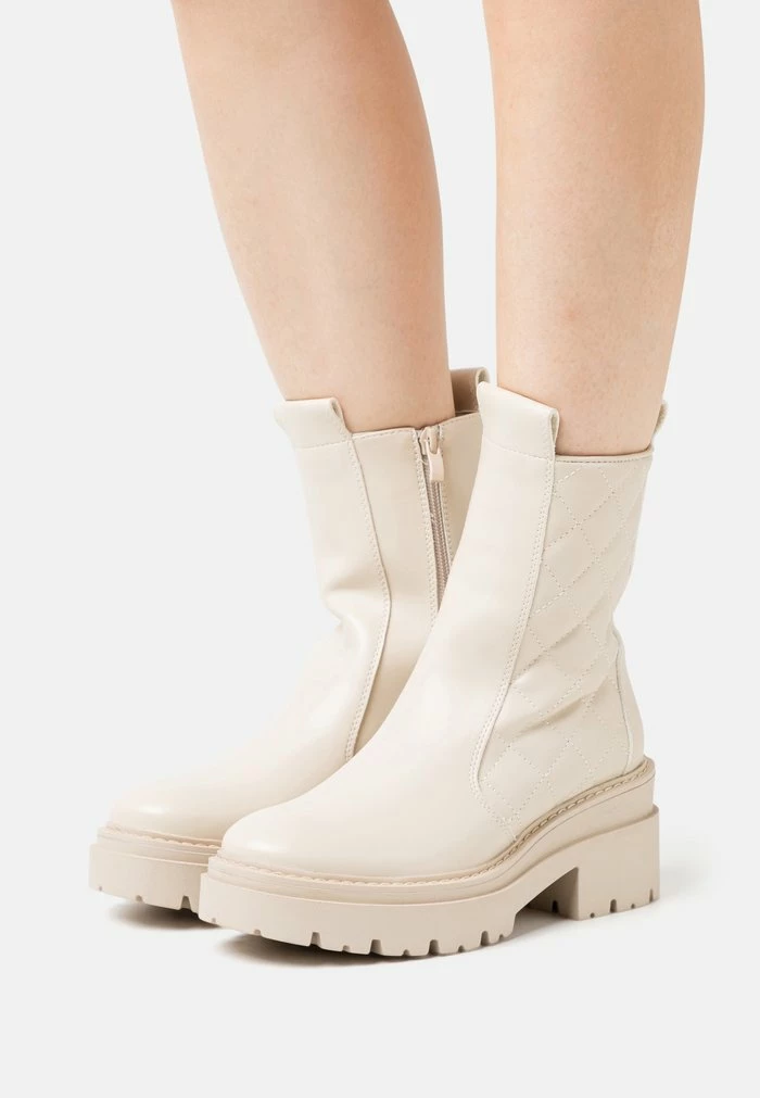 Even&Odd Platform Ankle Boots - Off White 3 Even&Odd Platform Ankle Boots - Off White
