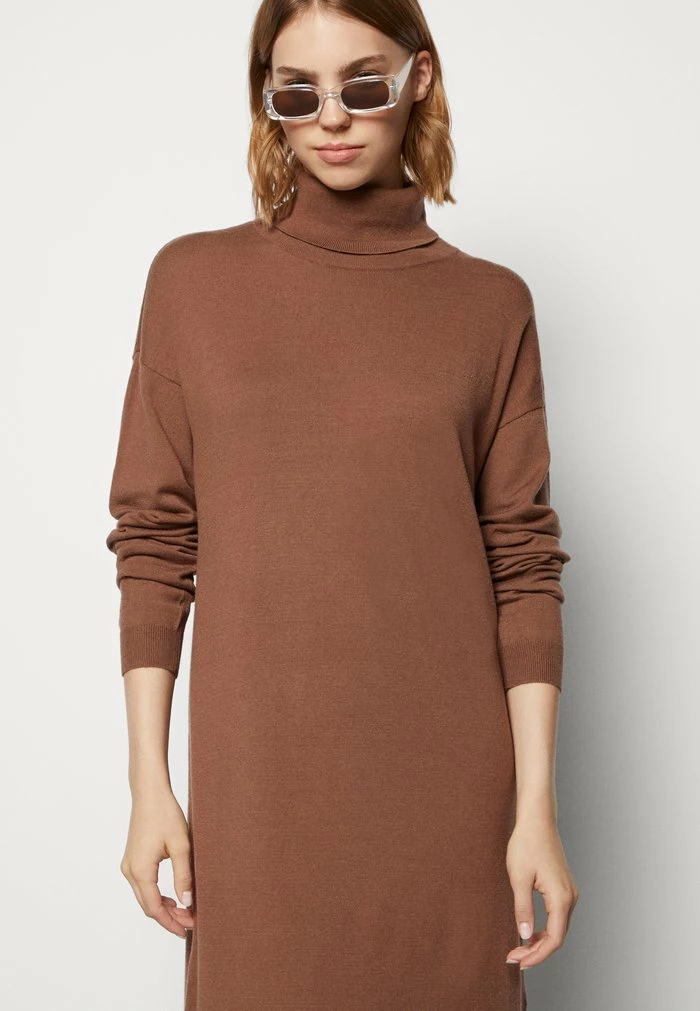 Even&Odd Jumper Dress - Brown 6 Even&Odd Jumper Dress - Brown - Image 4
