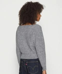 Even&Odd WRAP JUMPER - Jumper - Grey -Even&Odd Sales Store 2fe51105a97f4a79b252a7ab99e09007