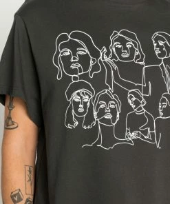 Even&Odd Print T-shirt - Anthracite -Even&Odd Sales Store 3030298046dd447188209ad6d58b418b