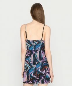 Even&Odd Day Dress - Black/red/green -Even&Odd Sales Store 303fef3df82e4ad385a0d5e552d2aee1