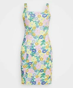 Even&Odd Shift Dress - Light Blue/multi-coloured -Even&Odd Sales Store 31559ae0eec343c6b624abc77bec96b4