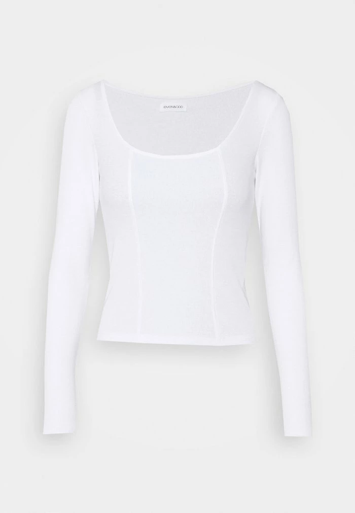 Even&Odd Long Sleeved Top - White 6 Even&Odd Long Sleeved Top - White - Image 4