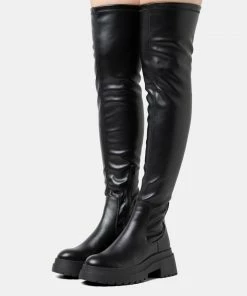 Even&Odd Platform Boots - Black