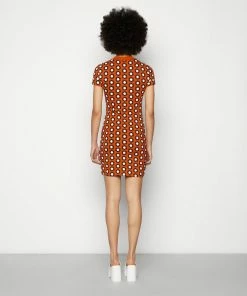 Even&Odd Jersey Dress - Brown -Even&Odd Sales Store 34052ea23b1540cea71bcf97bc6fac58