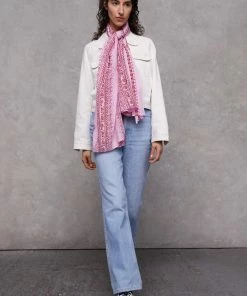 Even&Odd Scarf - Pink/white
