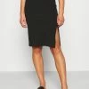 Even&Odd BASIC - Midi Skirt With Slit - Pencil Skirt - Black 1 Even&Odd BASIC - Midi Skirt With Slit - Pencil Skirt - Black -Even&Odd Sales Store 35b759115643474dbb1641873d2f48ca