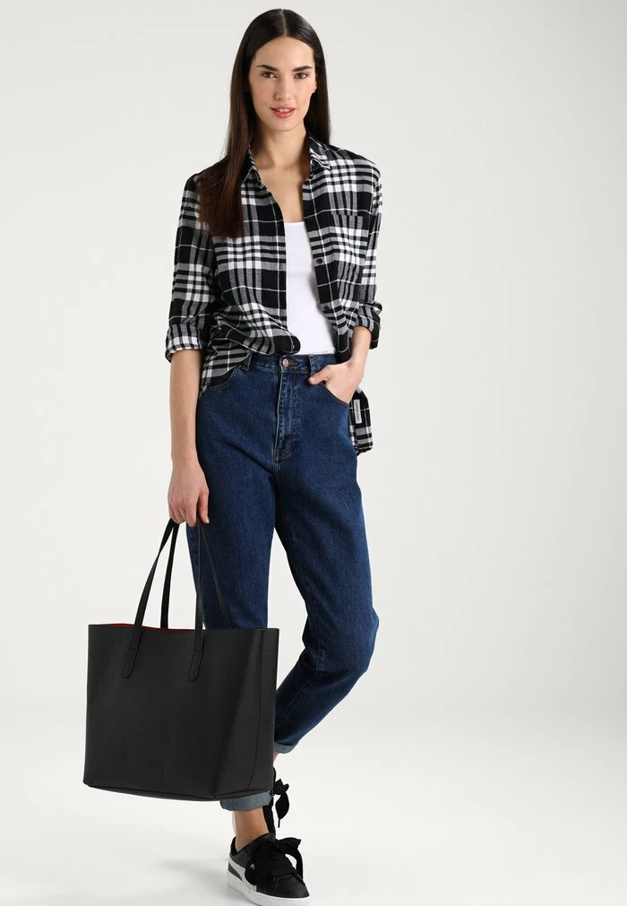 Even&Odd Tote Bag - Black/red 3 Even&Odd Tote Bag - Black/red