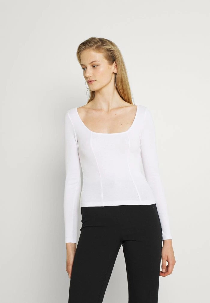 Even&Odd Long Sleeved Top - White 3 Even&Odd Long Sleeved Top - White