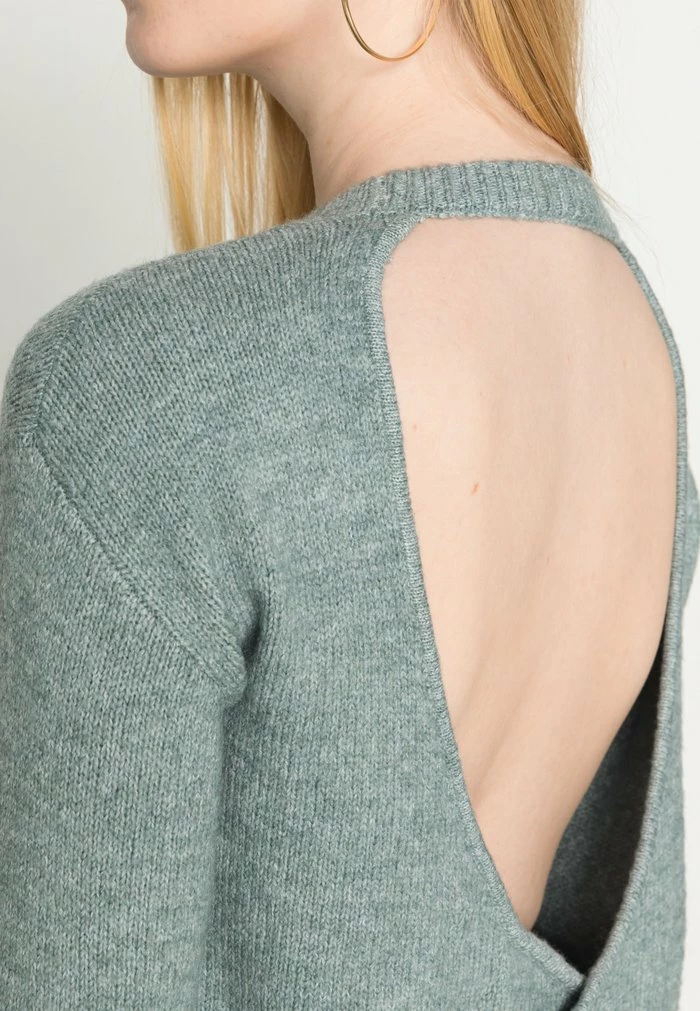 Even&Odd BACK DETAIL - Jumper - Green 7 Even&Odd BACK DETAIL - Jumper - Green - Image 5