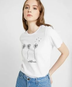 Even&Odd Print T-shirt - White