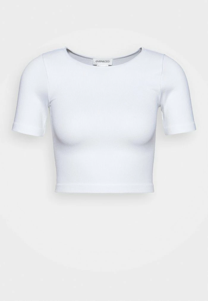 Even&Odd Basic T-shirt - White 6 Even&Odd Basic T-shirt - White - Image 4