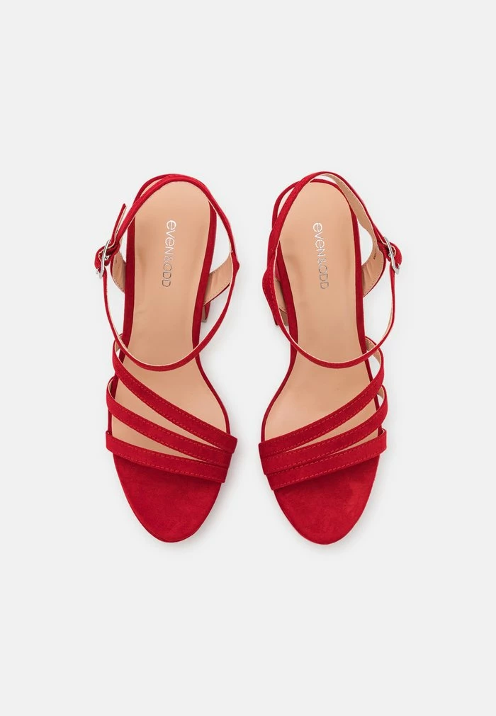 Even&Odd High Heeled Sandals - Red 8 Even&Odd High Heeled Sandals - Red - Image 6