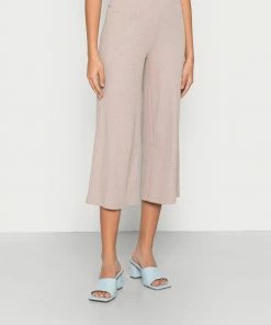 Even&Odd Trousers - Mottled Light Brown