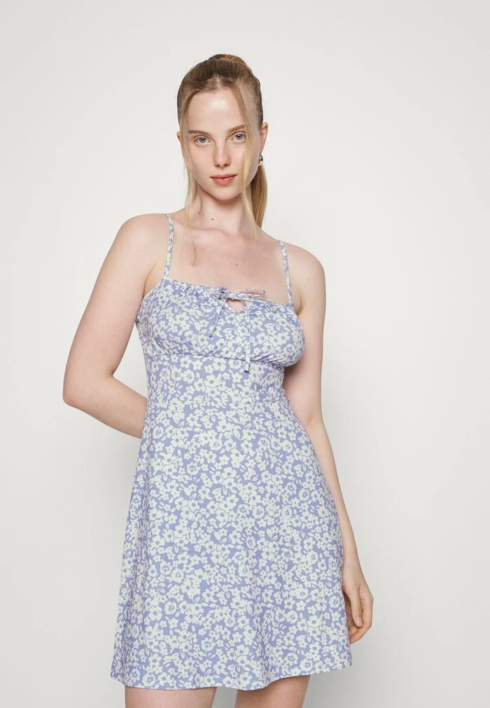 Even&Odd Jersey Dress - Purple/ Multi-coloured 3 Even&Odd Jersey Dress - Purple/ Multi-coloured