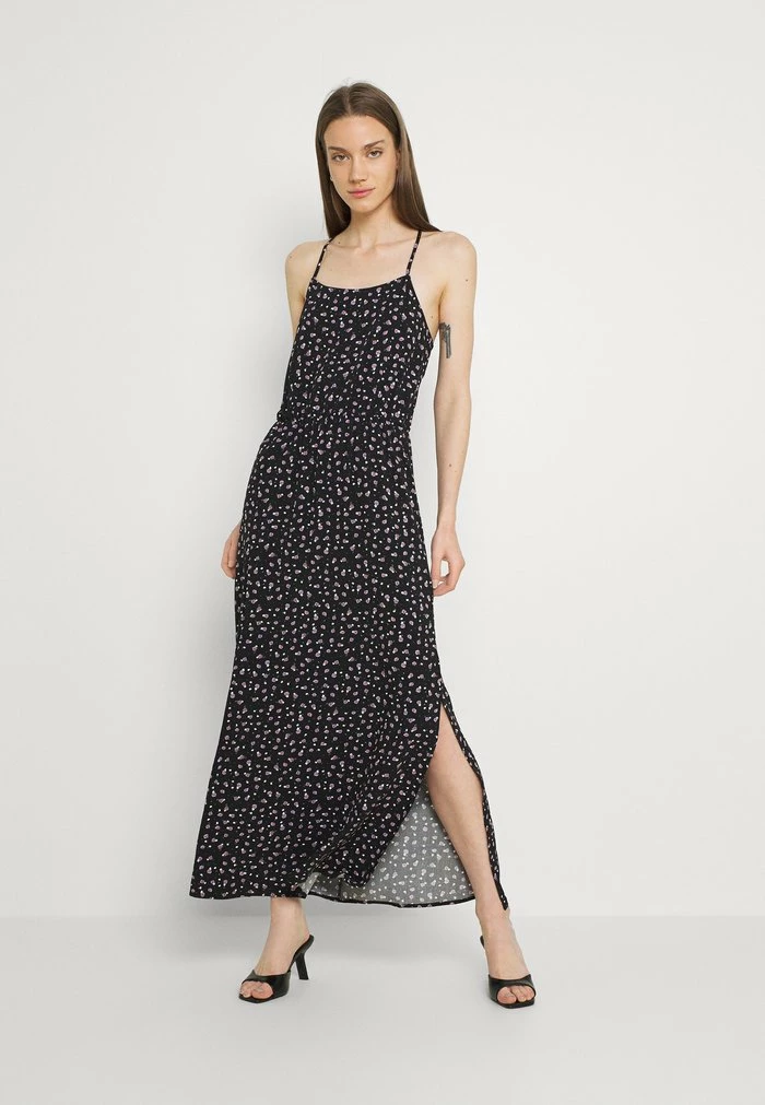 Even&Odd Maxi Dress - Black/purple 3 Even&Odd Maxi Dress - Black/purple