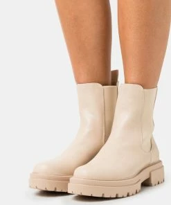 Even&Odd Platform Ankle Boots - Beige
