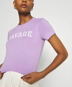 Even&Odd Print T-shirt - Lilac -Even&Odd Sales Store 40596c7b73154a329612e5d061798d47