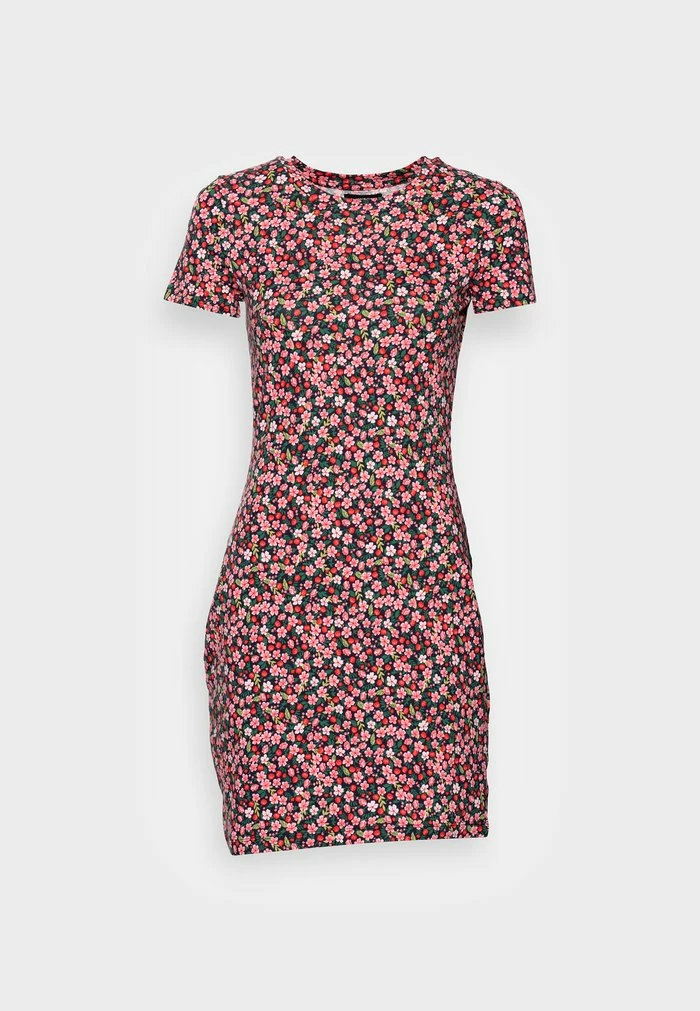 Even&Odd Day Dress - Black / Multi-coloured 6 Even&Odd Day Dress - Black / Multi-coloured - Image 4