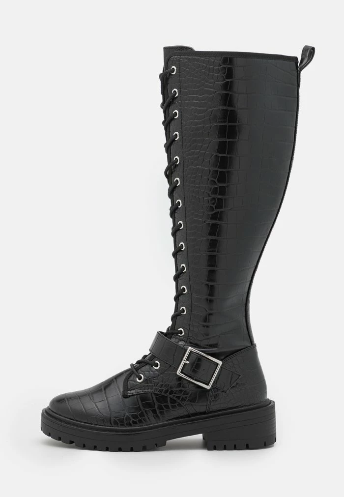 Even&Odd Lace-up Boots - Black 4 Even&Odd Lace-up Boots - Black - Image 2